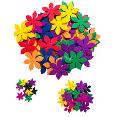 New Crafting Yellow Color Form Sheet 6cm Artificial Die Cuts Flower Pills 100pcs