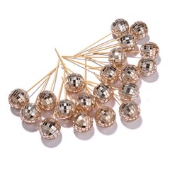 AplusChoice 20PCS 1.6″ Small Disco Ball Mirror Mini Hanging Events Wedding Party