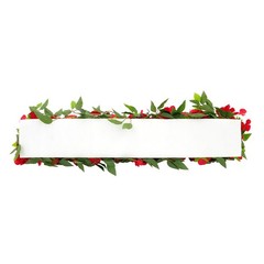 Red Artificial Flower Row for Home Party Wedding Flower Wall Decor Supplies