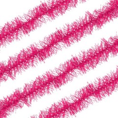 5Ft Feather Boa, 4 Pcs Artificial Fluffy Feather Boas, Rose Red