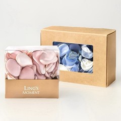 Faux Flower Rose Petals Pink Blue Silk Wedding Decorating Art Design