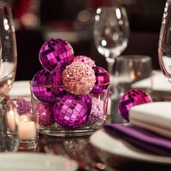 Yescom 20PCS 1.6″ Small Disco Ball Mirror Mini Hanging for Events Wedding Party