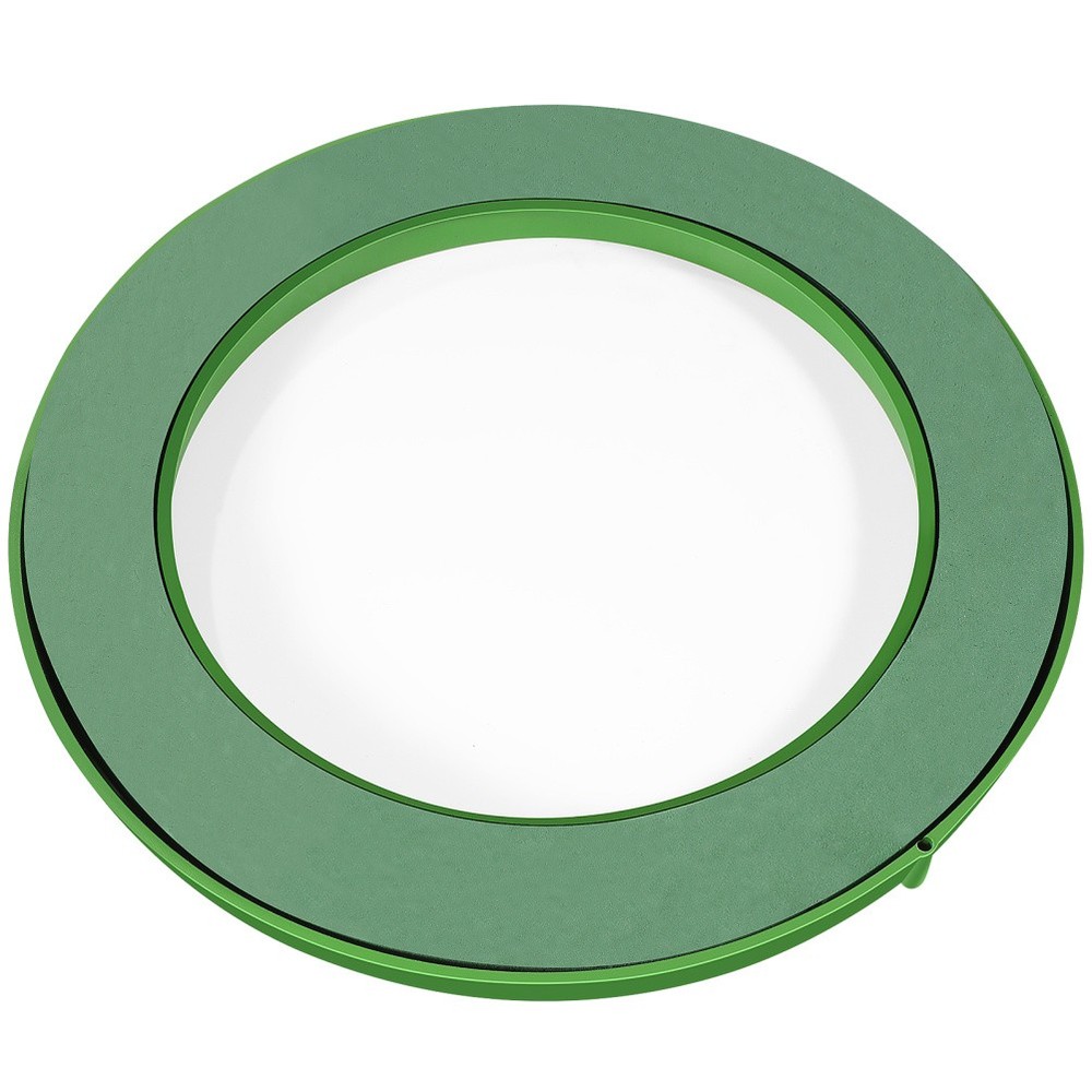 1Pack Circular Green Plastic Flower Ring Holder for Birthday Parties 30*30in