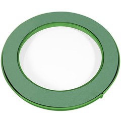 1Pack Circular Green Plastic Flower Ring Holder for Birthday Parties 30*30in