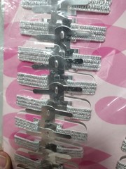 40 Wrist Corsage Silver Elastic Wristlets to Make Corsage, Lady Fair, 2- 20-Card