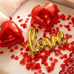 2000Pcs Red Artificial Fake Rose Petals Wedding Romantic Event Party Decor USA