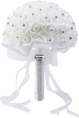 Ramo De Novia Flores Artificiales Decoracion Para Boda Matrimonio Accesorios NEW