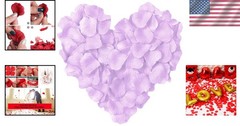 1000 Lifelike Silk Rose Petals – Perfect for Weddings and Celebrations