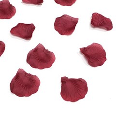 1000PCS Maroon Dark Red Black Silk Flower Rose Petals Table Scatters Wedding