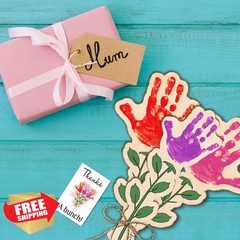 TRUMPETIC Mothers Day Handprint Rose Set 3