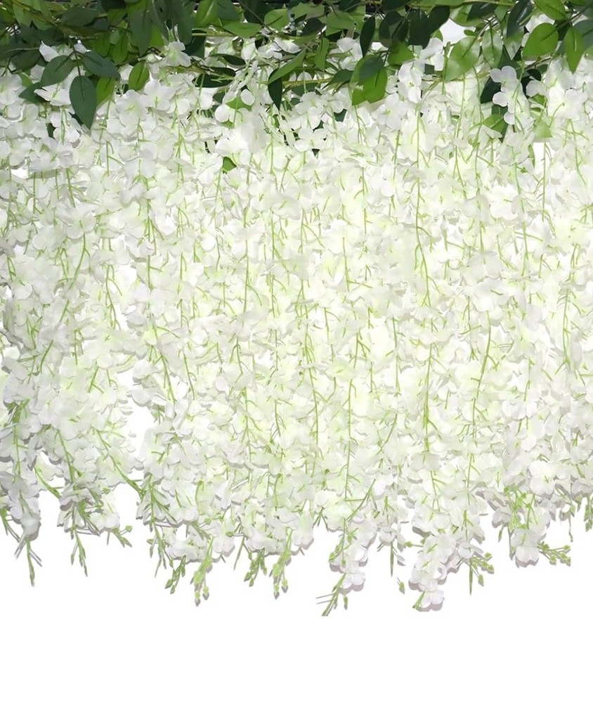 24 Wedding Decor NEW Artificial Hanging Wisteria Vine Garland Fake Flowers