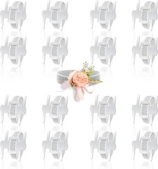 Wrist Corsage Bracelets Elastic 16 Pcs for Wedding