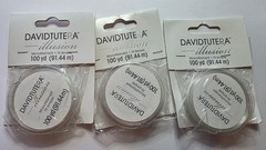 DAVID TUTERA™ ILLUSION Monofilament 100 yds – Lot of 3 – NIP