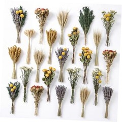 345 Pcs Large Boho Dried Flower Bouquet Wedding Decor for Vase