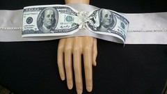 Dollar Bills Wedding Wrist Corsage,Prom, Homecoming, Military Ball, Boda,Quince