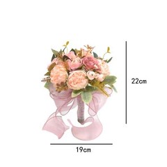 Bride Bridesmaid Wedding Bouquet,Artificial Flowers Elegant Artificial Romantic