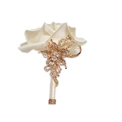 YIFUwedding Bridal Water 2 inches x 3.9 x inches, Wrist flower
