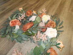  Eucalyptus Garland with Flowers6.3F Table Runner with Flowers Terr