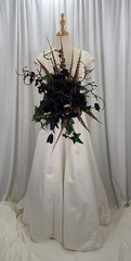Dark as Night Goth Faux Silk Wedding Bouquet