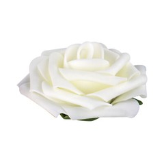 US 25/50pcs Artificial Flowers Real Looking Foam Rose Decoration DIY for Wedding