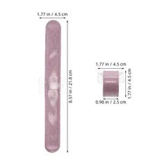 6Pcs Elegant Pink Floral Corsage Slap Bracelets Wedding Wristbands Bulk