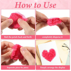 1000 PCS Fake Rose Petals, Artificial Rose Petals for Wedding, Romantic Night, V