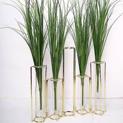3 Green 20-Inch tall Artificial GRASS SPRAYS STEMS Home Decorations Centerpieces