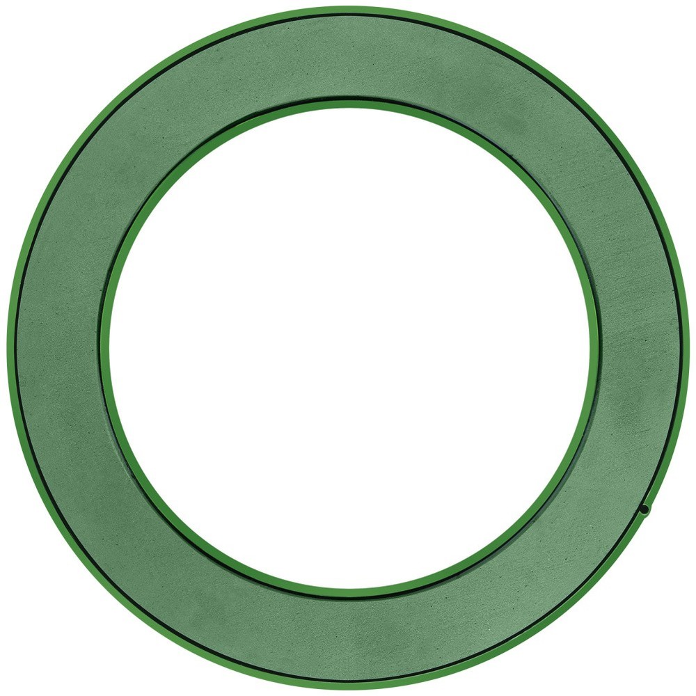 Round Ring Oasis Wet Floral Foam Wreath Flower Sucker Engagement Decoration Car