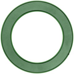 Round Ring Oasis Wet Floral Foam Wreath Flower Sucker Engagement Decoration Car
