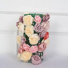 10 DARK GREEN 24″ x 16″ Plastic Mesh Grid Frames DIY Flower WALL PANELS Party