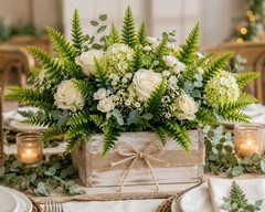 90 Piece Artificial Fern Leaves Greenery Filler Faux Fern Picks Wedding Centerpi