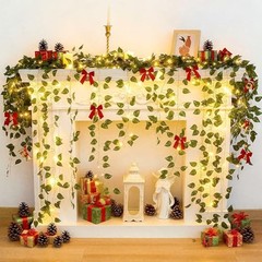 CEWOR Fake Vines for Room Decor 24 Pack A-24pcs of Vines with 0 LED lights
