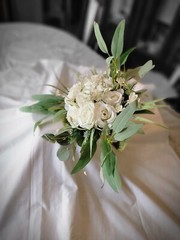 Wedding Bouquet and Boutenniere Bridal Flower Bouquet