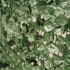 12 DARK GREEN Artificial Ivy Privacy Screen Fence WALL PANELS Party Decorations