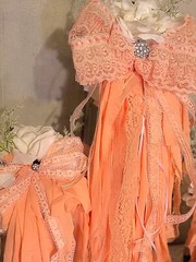 Peaches and Creme Wedding Bouquet Set