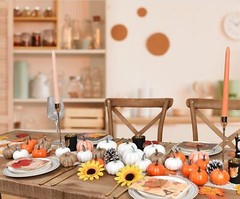 DearHouse 80Pcs Artificial Pumpkins Maple Harvest Fall Decoration, Assorted