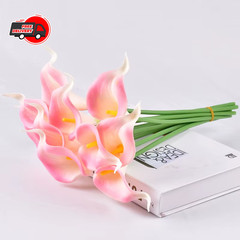 5Pcs Calla Artificial Flowers Calla Lily Fake Flower Bouquet For Wedding Bouquet