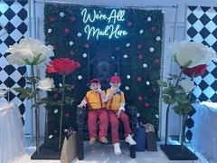 Red And White 3” Foam Roses