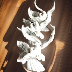Wedding Love Doves- Perfect For Cake Or Tables Set Of 6
