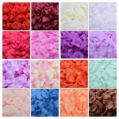 500x Rose Petals Flower Silk Artificial Flowers Table Confetti Home Wedding Deco