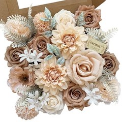Roses Artificial Flowers Nude Fake Flower for DIY Wedding Nude Fake Flowers