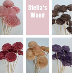 Preserved Stella Wand Natural Dried Flowers Home Wedding Bouquet Decor