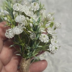 Ling’s Moment Boutonniere for Men, 10pcs Groomsmen Guest Boutonniere W/ Pins