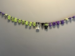 Bride Of Frankenstein/ Wedding / Shower / Gift / Frankenstein / Garland