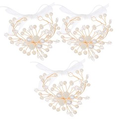 3 Pcs Bridesmaid Wrist Flowers Wedding Hand Bridal Bracelet Beach Party