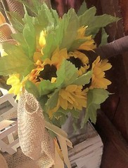 Wedding Bridal Bouquet Sunflower Set