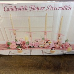 Candlestick Flour Decorations New In Box