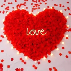 New 10000/100Pcs Artificial Fake Rose Petals Colorful Simulation Silk Rose Petal