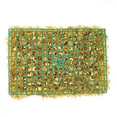4 Gold Hydrangea Flowers Mat Wall Backdrop Panels Wedding Party Decorations