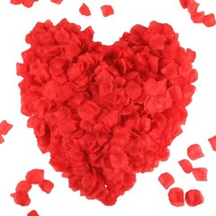 Realistic 2200 PCS Red Silk Flower Petals for Romantic Decor & Celebrations